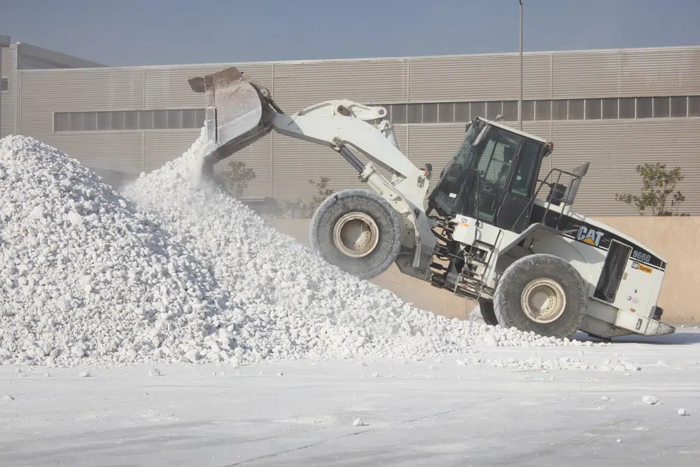 price of calcium carbonate per ton,