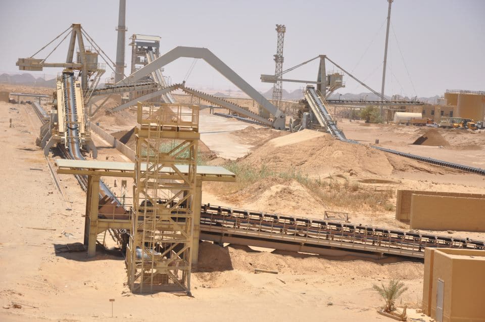 our phosphate Rock production in Egypt