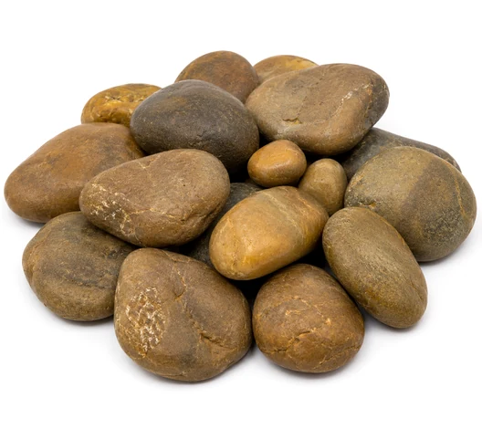 Filtration gravel and pebbles for filter bed support media