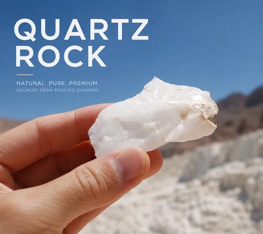 Egyptian quartz rock supplier for glass ceramics and industrial applications