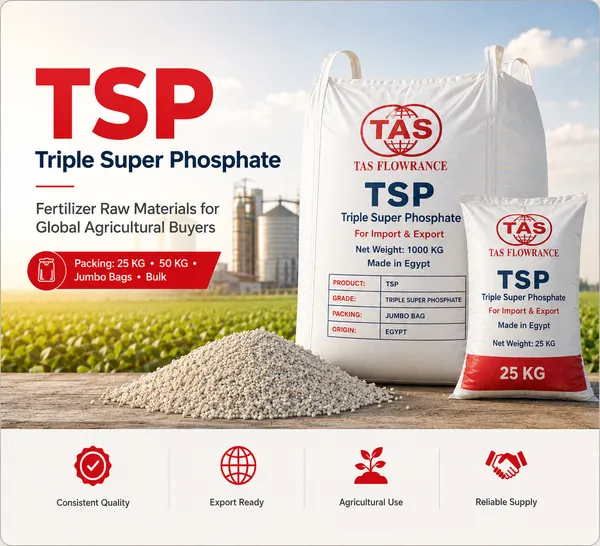 Triple Super Phosphate TSP supplier Egypt for agricultural fertilizer buyers and importers