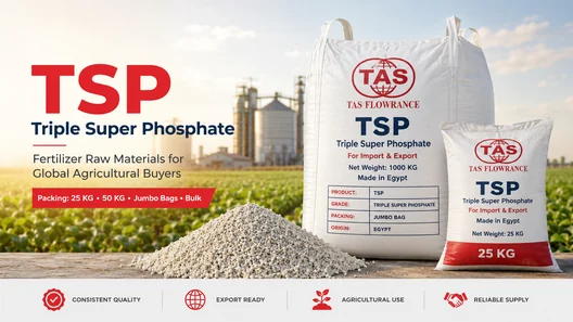 Triple super phosphate TSP supplier Egypt for agricultural fertilizer export