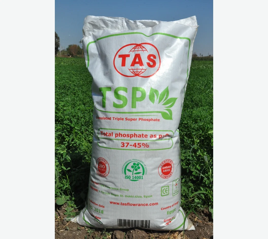 TAS branded triple super phosphate (TSP) fertilizer bag